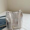 Novo Estilo Chinês Grande Capacidade Bordada Bolsa Feminina Nova Chegada Folha de Bambu Impresso Grande Capacidade Ombro Estilo Nacional Axila Tote Bolsa Feminina
