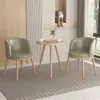 Mesa de dormitorio mesa de centro pequeña taburete mesa de té simple para balcón combinación de silla mesa de té para balcón silla de mesa para tomar té de ocio en el balcón una mesa dos sillas