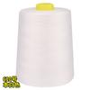 Linha de máquina de costura Linha de poliéster de alta velocidade 402 Linha de costura 40s / 2 Linha enrolada com trava 8000 Bege Branco Linha de quilting costurada