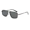 Nuevas Gafas de Sol Polarizadas Metálicas de Doble Puente para Hombre Estilo ins Personalidad Casual para Exteriores Conducción Protección Solar Gafas de Sol para Mujer Tendencia