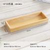 Compartimento Grande Bandeja Rectangular de Madera para Almacenamiento de Escritorio Organizador de Varios Caja Decorativa de Madera Retro Juego de Cinco Piezas