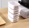 Caja de almacenamiento para refrigerador, caja divisoria, caja de conservación para congelador, caja para porcionar alimentos, juego de uso diario para el hogar