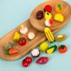 Accesorios de resina para bricolaje, venta al por mayor, llavero, funda para teléfono móvil, colgante, paisaje en miniatura, fruta tridimensional
