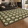Alfombra para Sala de Estar con Estilo Vintage, Aspecto Retro y Desgastado, Absorbente de Agua, Antideslizante, Suave al Tacto, No Suelta Pelusa, Adecuada para Sala de Estar, Dormitorio y Entrada