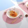 Nuevo Tapete de Barra Tapete para Bebé Tapete Cuadrado Tapete Aislante de Calor Tapete de Silicona para Mesa de Comida Occidental Limpieza Fácil Plato de Hueso Tapete para Ratón