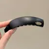 Presilha banana plissada de chifon, presilha vertical, presilha de garra de verão de alta qualidade, presilha para rabo de cavalo na nuca, presilha de cabelo elegante e delicada