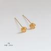 T-pin flor de cobre ouro 14k18k cor diy Jóias Artesanais brincos brincos material Hanfu hairpin acessórios