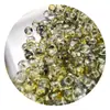 Cuentas de Cristal Transparente Degradado de Dos Colores Forma de Gota de Agua y Cuentas de Arroz de 4 mm Hechas a Mano Materiales para Bisutería Pulsera Collar Accesorios de Joyería