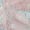 Tecido para Vestido de Noiva Novo Tecido de Palco Disco com Malha de Chip
