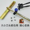 Nuevo Cuchillo de Empuje Tipo T Manual Rueda de Hoja Grande de 22 mm Azulejo de Vidrio Pinzas Fuertes de Alta Precisión Herramienta de Ranurado