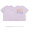 Camiseta de Diseño Nicho Estilo Urbano Hip-Hop Estampada de Manga Corta para Hombre y Mujer Tops de Verano Modernos Casuales para Pareja Camiseta de Algodón Puro