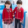 Uniformes Escolares Estilo Británico, Ropa de Otoño e Invierno, Uniformes de Jardín de Infancia, Uniformes de Clase para Estudiantes de Primaria y Secundaria, Ropa de Desempeño para Niños de Colegio
