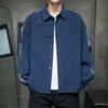 Camisa de manga comprida masculina outono estilo chinês roupas masculinas chinês retro Tang terno casaco de linho camisa masculina melhorada Hanfu