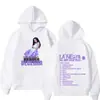 Sudadera con capucha para hombre y mujer de alta calidad, manga larga, moda casual, portada de álbum de la cantante Maria Bellesa 2025