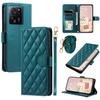 Adecuado para funda de cuero para teléfono móvil Xiaomi 15t, Estilo Pequeño Fragante con Forma de Diamante para Redmi Note 13, Funda Protectora con Ranura para Tarjeta para Colgar Cruzado, Redmi 15C