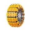 Directo de fábrica neumático de coche tipo emergencia universal de goma tendón de res cadena de nieve nieve cadena cadena primera generación de pelo