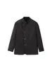 Traje de hombre estilo chino nuevo transfronterizo con cuello mao para primavera y otoño, Abrigo Zhongshan abotonado estilo chino, Blazer elegante de alta gama