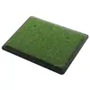 Tapete de Batida de Golfe com Borda Chanfrada de Veludo para Prática de Swing Indoor, Tapete de Batida Pequeno para Treinamento de Chipping, Antiderrapante, 4 Tipos