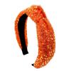 Diadema de Lentejuelas Escamas de Pescado de Venta Caliente Europea y Americana Estilo Coreano Boutique para Niña Lazo Diadema Superior Craneal Alta Accesorios de Moda para el Cabello de Fiesta