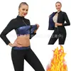 Traje Transpirable Cruzado para Mujer, Traje de Sauna Deportivo Fitness, Traje Transpirable para Yoga Correr, Traje Térmico Transpirable, Ropa Ajustada