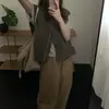 Toma real 2026 Otoño Nuevas Llegadas Ropa de Mujer Coreana Dongdaemun Ropa de Mujer Chaleco Casual de Alta Calidad para el Trabajo (Capa Base No Incluida)