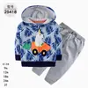 Comercio Exterior Ropa Infantil Primavera y Otoño Conjunto Infantil de Dos Piezas Material Sudadera Sudadera con Capucha Ropa Infantil para Bebés Ropa de Salida [Al por Mayor]