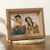 Impresión de fotos más marco de fotos hecho a medida lavado de fotos convertido en álbum de fotos marco vacío adorno de mesa de 7 pulgadas madera maciza para colgar de 6 pulgadas