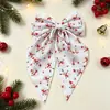 Nuevo Estilo Navideño Pinza de Resorte con Lazo Clip para el Cabello con Estampado de Letras de Colores y Muñeco de Nieve Accesorios para el Cabello de Fiesta Venta al por Mayor