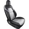 Nueva funda de asiento de coche especial para Tesla model3 edamame 3 cuero perforado Cojín universal de cuatro estaciones funda de asiento integral