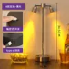 [Transfronterizo] Mesa de Comedor para Puesto con Luz Recargable de Ambiente, Lámpara de Mesa de Bar, Foco, Lámpara de Mesa, Luz de Ambiente, Luz Nocturna para Exterior de Restaurante