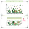 Adesivos de Parede Personalizados com Plantas e Flores Frescas para Sala de Estar, Quarto, Quarto de Crianças, Decoração de Fundo para Casa, Adesivos de Parede Autoadesivos
