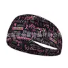 Moda Europea y Americana para Mujer, Estampada, para Viaje, Fiesta, Absorbente de Sudor, Transpirable, para Yoga, Running, Fitness, Deportes, Cinta para la Cabeza