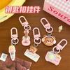Nuevo Lindo Oso Musical Rosa Llavero Colgante Corazón de Niña Colgante Decorativo Bolso Pequeño Regalo Adornos Colgantes