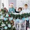 Decoraciones Navideñas de Madera con Forma de Copo de Nieve Copo de Nieve Muñeco de Nieve Calado Decoración Navideña Adornos Colgantes Decoración para Árbol de Navidad Festivo