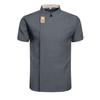 Roupas de Trabalho para Chef de Catering de Verão Manga Curta Finas Respiráveis Roupas para Cozinha de Hotel Restaurante com Estampa