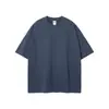 Nuevo Producto de Manga Corta 275g Tono Tierra Holgado Camiseta de Manga Corta Lisa para Hombre Niebla Algodón Puro Marca Trendy para Hombre Ropa para Hombre Tallas Grandes