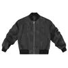 Jaqueta de couro masculina de outono, jaqueta baseball minimalista americana, jaqueta bomber estilosa masculina, peça externa versátil casual