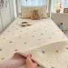 2026 Novo Modelo Roupa de Cama para Dormitório Estudantil Algodão Puro Lã de Bebê, Um Lado Algodão Um Lado Lã, Colcha Acolchoada Espessa Conjunto de Três Peças