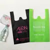 Bolsas Chaleco de Tela No Tejida con Impresión de Logo, Engrosadas, Ecológicas, Reutilizables, Bolsas Tote de Regalo para Compras de Supermercado