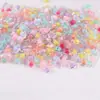 Estilo mixto transparente 3D conejo estrella acrílico cuentas centro perforado DIY hecho a mano liga para el pelo pulsera material accesorios