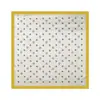 Lenço de Cabeça Estampado de Bolinhas com Flor de Camélia, Lenço Quadrado Transfronteiriço Europeu e Americano da Moda, Lenço de Seda de Alta Qualidade, Faixa de Cabelo Retrô, Top Tubo Atacado