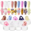 Set de Gel de Extensión No Pegajoso para Uñas, Gel Adhesivo para Pedrería, Gel para Esculpir y Dar Forma, Gel de Extensión para Fototerapia, Gel para Arte de Uñas
