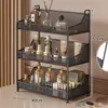 Caja de Almacenamiento de Cosméticos de Escritorio, Estante de Almacenamiento en Capas para Encimera, Estante para Labiales de Tocador, Estante de Almacenamiento para Productos de Cuidado de la Piel sobre Mesa