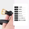 Cinturón Fino de Piel Genuina para Mujer, Accesorio de Nicho Estilo Diseñador para Vestidos, Cinturón Pequeño de Piel de Vaca de Primera Capa para Combinar con Vestidos, En Stock