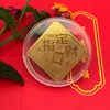 Popular Pegatina de Teléfono de Oro Puro 999 de 2 mg para Riqueza y Prosperidad, Pegatina de Teléfono Dorada con Temática de Princesa, Regalo para Transmisiones en Vivo