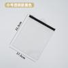 Saco com zíper colorido transparente PVC com furo para pendurar, saco com fecho ziplock para pendurar em aeronaves, personalização de saco de embalagem de plástico