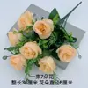 Flores artificiales de plástico, flores falsas, flores para sala de estar, rosas, girasoles, ramos hechos a mano, estilos nuevos, accesorios de baile, venta al por mayor de fábrica