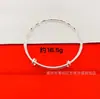 Suministro en Vivo Latón Plateado Simple Ajustable Pulsera de Bambú Pulsera Paso a Paso Joyería Pulsera Al Por Mayor