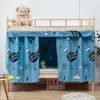 Cortinas Blackout Espessas para Camas de Dormitório Estudantil, Beliche Superior para Meninos, Beliche Inferior para Meninas, Cortinas de Tecido, Cortinas de Mesa, Cortinas de Cama para Dormitório Universitário