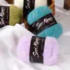 Hilo fino de mohair suave de seda de alpaca para tejer a mano gorros, bufandas, suéteres, chales para bebé DIY